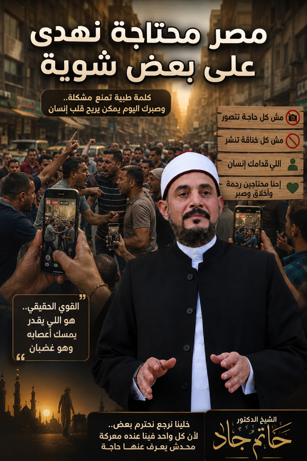 الدكتور حاتم جاد/ في حاجة مؤلمة بقت واضحة جدًا في الشارع المصري...